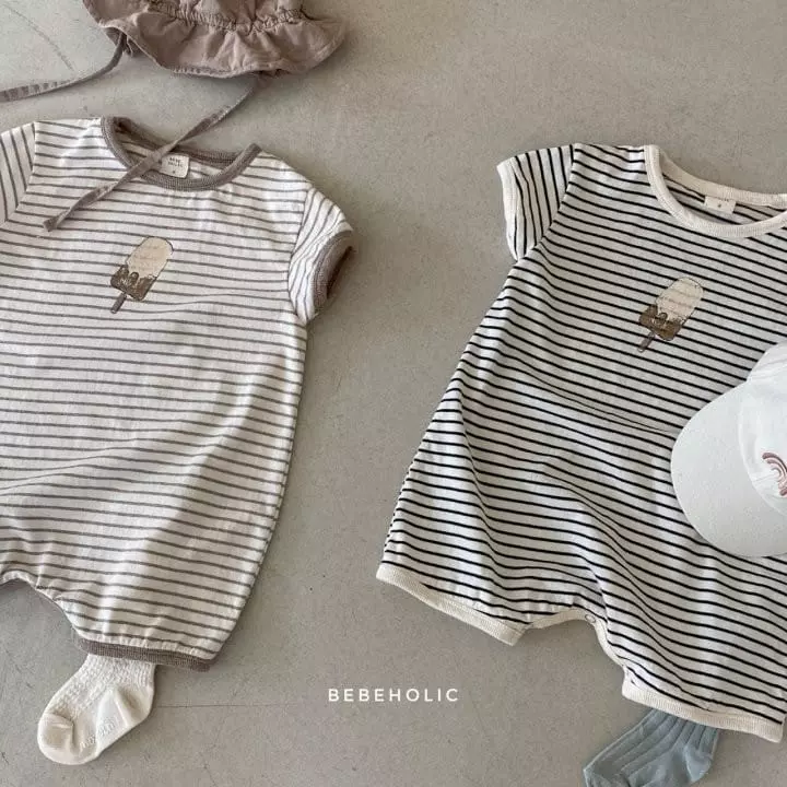 Bebe Holic - Korean Baby Fashion - #babyfashion - Ice Cream Bodysuit - 6