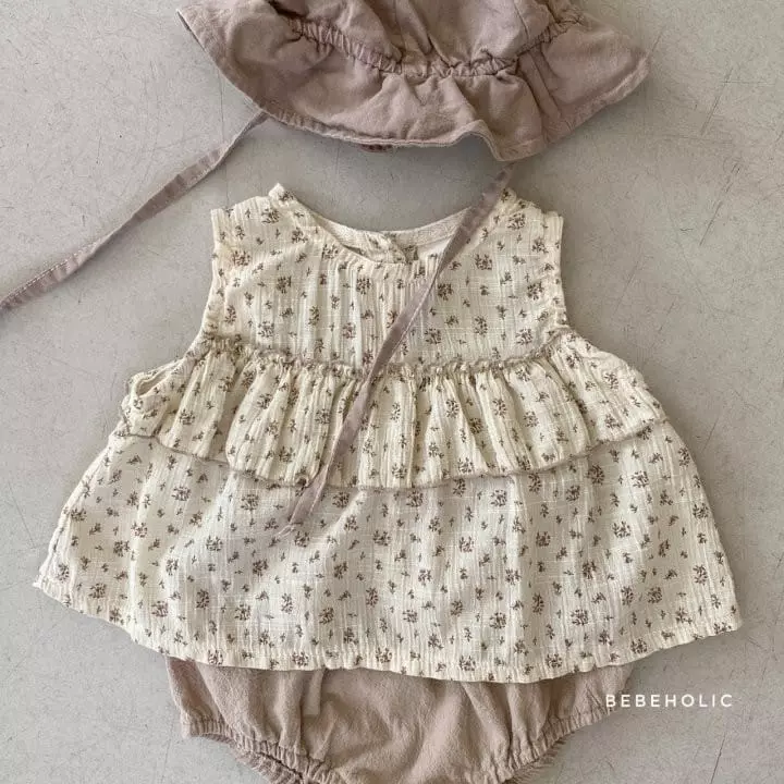 Bebe Holic - Korean Baby Fashion - #babyfever - Lili Top Bottom Set - 3