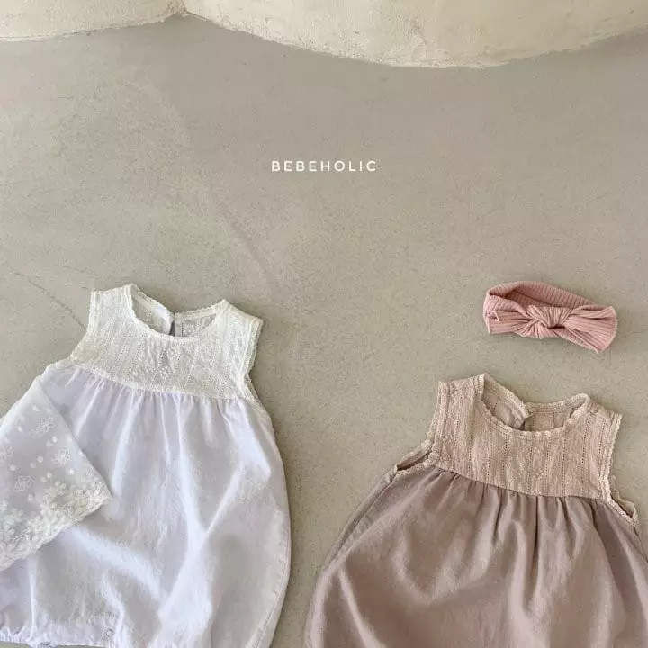 Bebe Holic - Korean Baby Fashion - #babyfever - Bobo Lace Bodysuit - 12