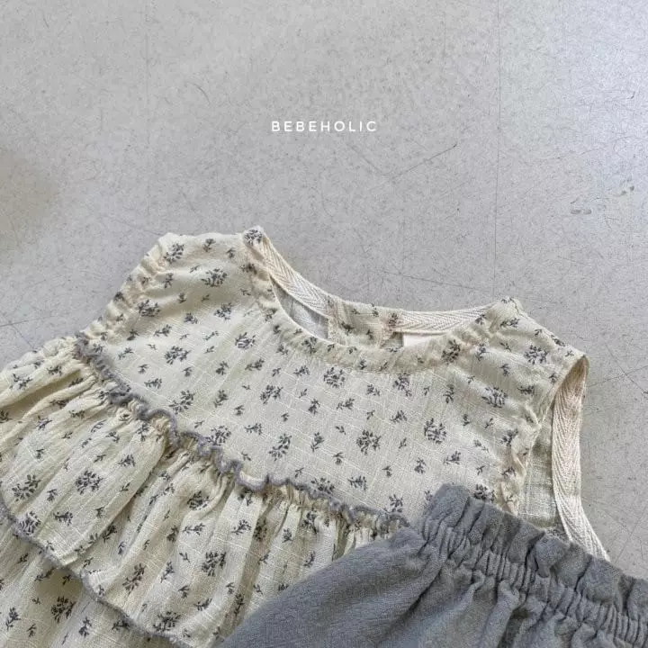 Bebe Holic - Korean Baby Fashion - #babyfever - Lili Top Bottom Set - 4