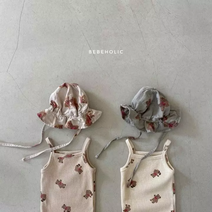 Bebe Holic - Korean Baby Fashion - #babylifestyle - Bear Waffle Bodysuit - 10