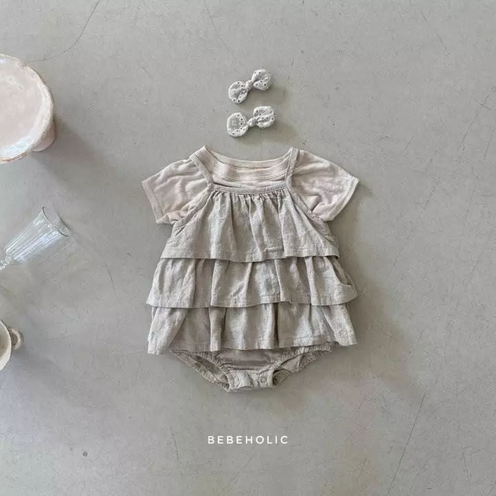 Bebe Holic - Korean Baby Fashion - #babyoninstagram - Cancan One-piece Bodysuit - 8