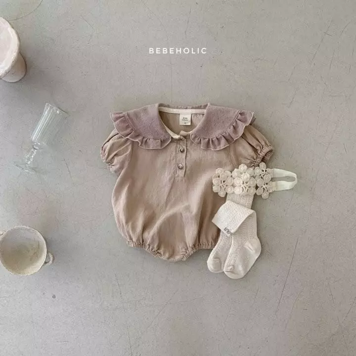 Bebe Holic - Korean Baby Fashion - #babyoutfit - Ann Colla Bodysuit - 5