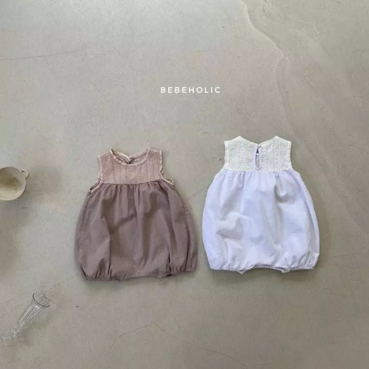 Bebe Holic - Korean Baby Fashion - #babyoutfit - Bobo Lace Bodysuit - 2