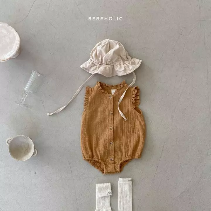 Bebe Holic - Korean Baby Fashion - #babywear - Neck Shirring Bodysuit - 8