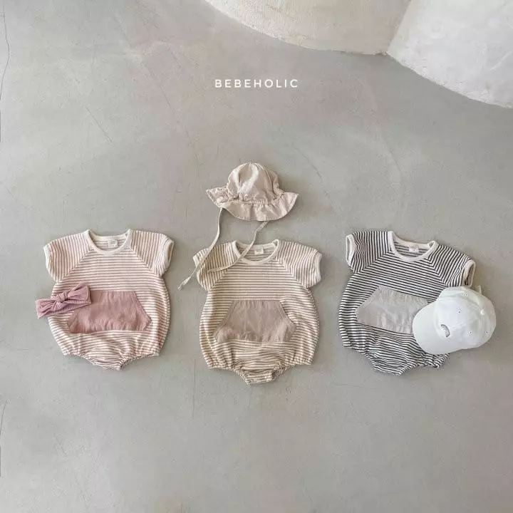 Bebe Holic - Korean Baby Fashion - #babywear - Color Kangaroo Bodysuit