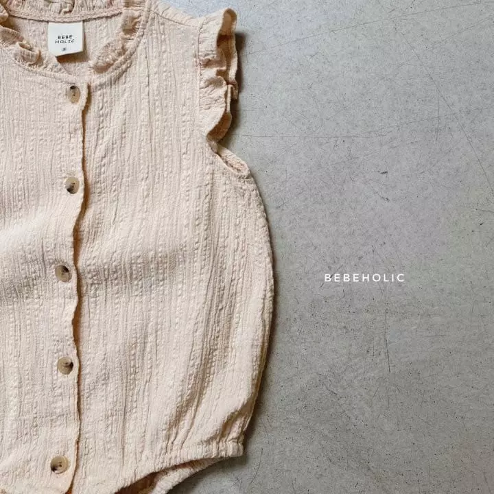 Bebe Holic - Korean Baby Fashion - #onlinebabyboutique - Neck Shirring Bodysuit - 9