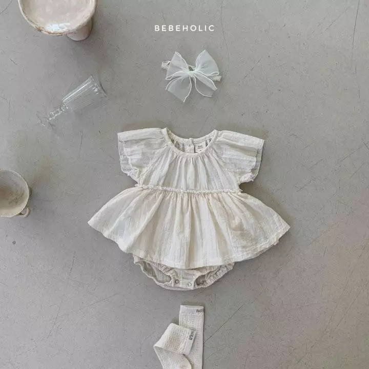 Bebe Holic - Korean Baby Fashion - #onlinebabyboutique - Frill One-piece Bodysuit - 8