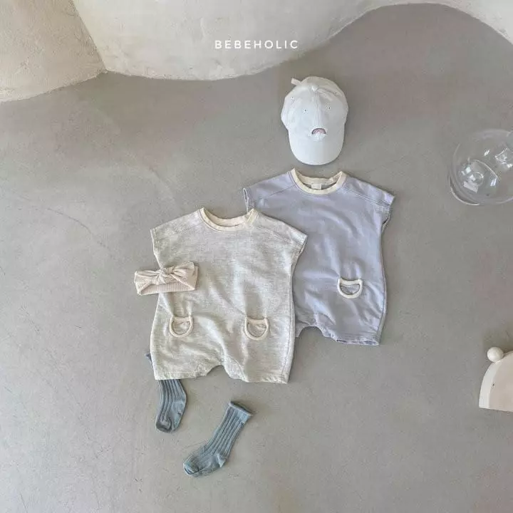 Bebe Holic - Korean Baby Fashion - #onlinebabyboutique - Pocket Bodysuit