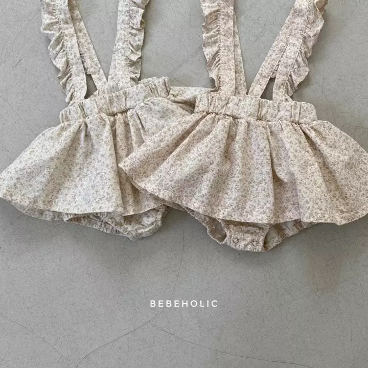 Bebe Holic - Korean Baby Fashion - #onlinebabyshop - Shelly Skirt Dungarees Bloomer - 7