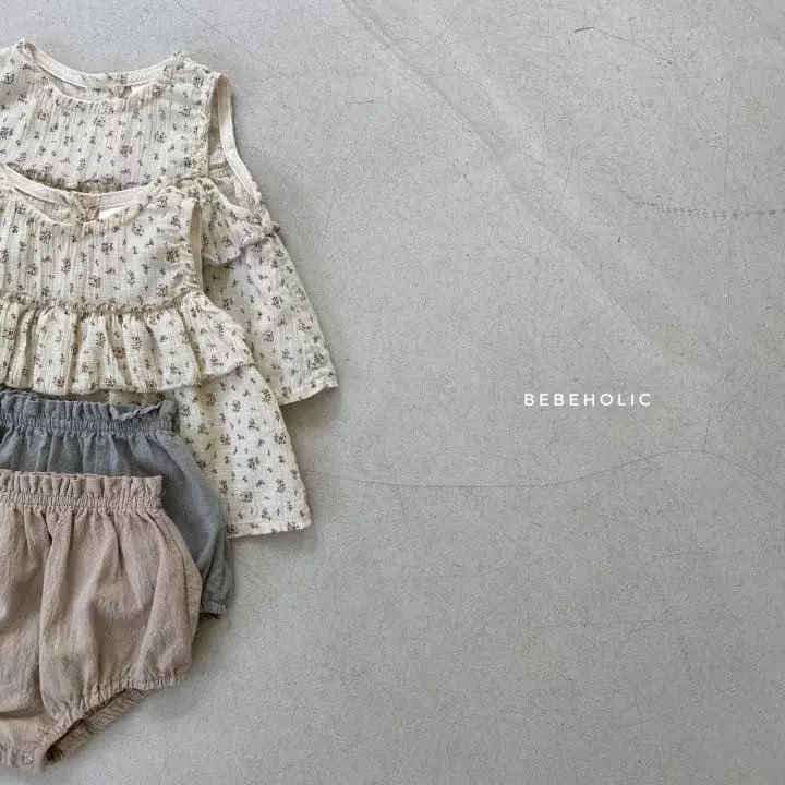 Bebe Holic - Korean Baby Fashion - #onlinebabyshop - Lili Top Bottom Set - 12