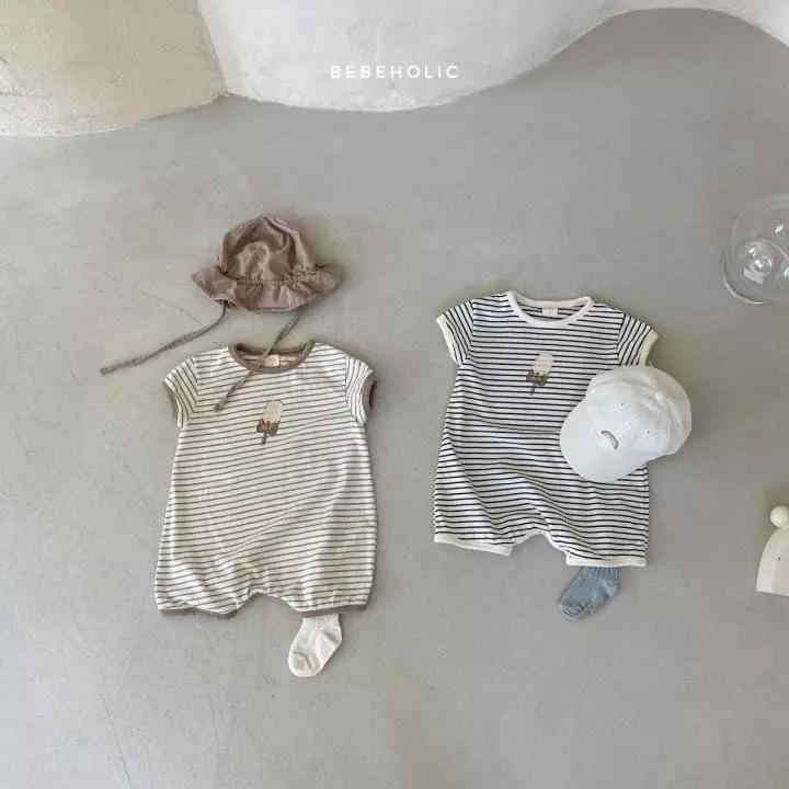 Bebe Holic - Korean Baby Fashion - #onlinebabyshop - Ice Cream Bodysuit