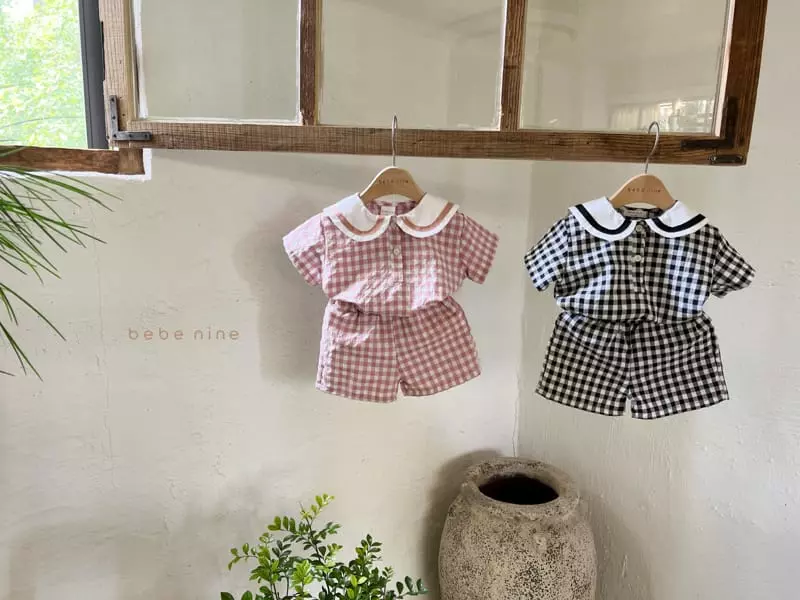 Bebe Nine - Korean Baby Fashion - #babyboutiqueclothing - Vintz Shorts Top Bottom Set