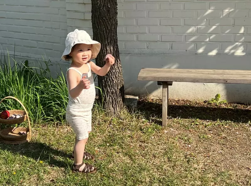Bebe Nine - Korean Baby Fashion - #babyboutiqueclothing - Small Flower Top Bottom Set - 11