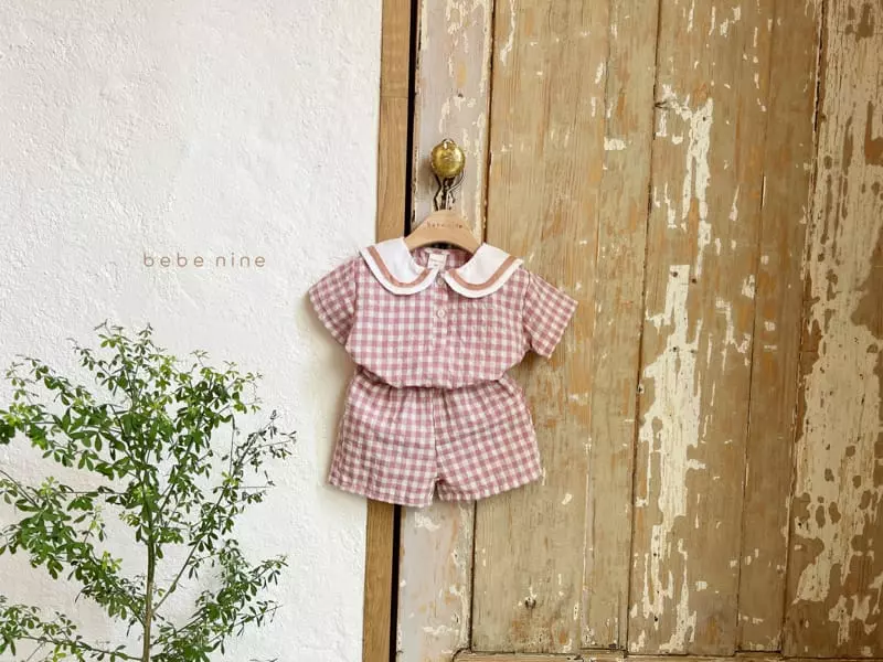 Bebe Nine - Korean Baby Fashion - #babyclothing - Vintz Shorts Top Bottom Set - 2