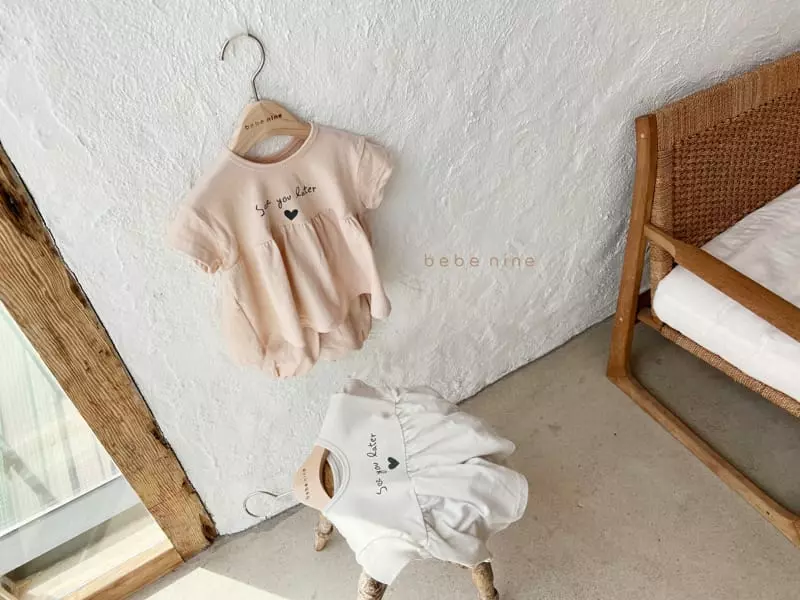 Bebe Nine - Korean Baby Fashion - #babyclothing - See U Top Bottom Set