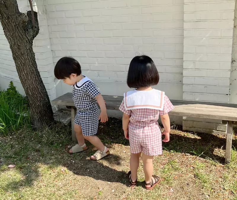 Bebe Nine - Korean Baby Fashion - #babyfashion - Vintz Shorts Top Bottom Set - 4