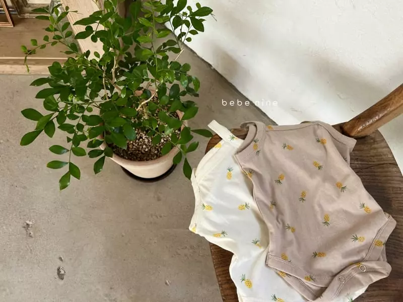 Bebe Nine - Korean Baby Fashion - #babyfever - Pineapple Bodysuit