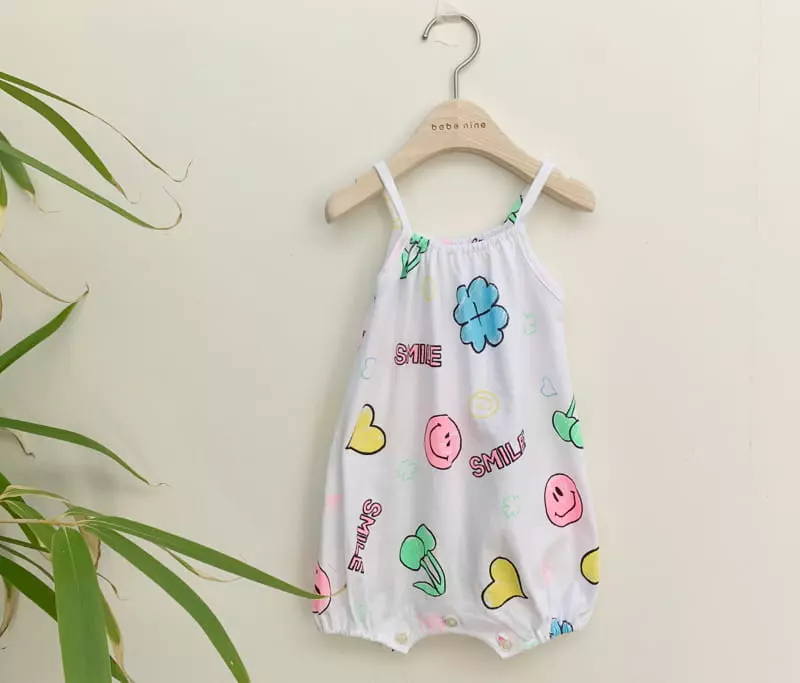 Bebe Nine - Korean Baby Fashion - #babygirlfashion - Heart Breaker Smile Bodysuit - 8