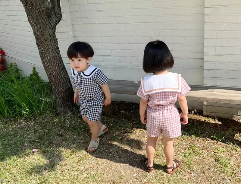 Bebe Nine - Korean Baby Fashion - #babygirlfashion - Vintz Shorts Top Bottom Set - 5