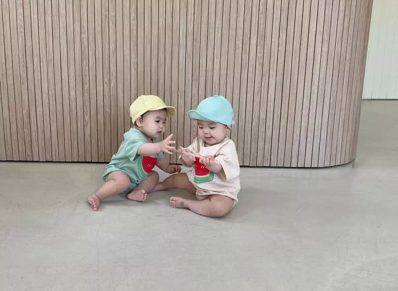 Bebe Nine - Korean Baby Fashion - #babygirlfashion - Watermelon Bodysuit - 3