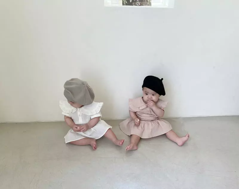 Bebe Nine - Korean Baby Fashion - #babyoninstagram - Frill Cancan Top Bottom Set - 5