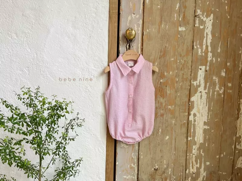 Bebe Nine - Korean Baby Fashion - #babyoninstagram - Candy Stripes Bodysuit - 3