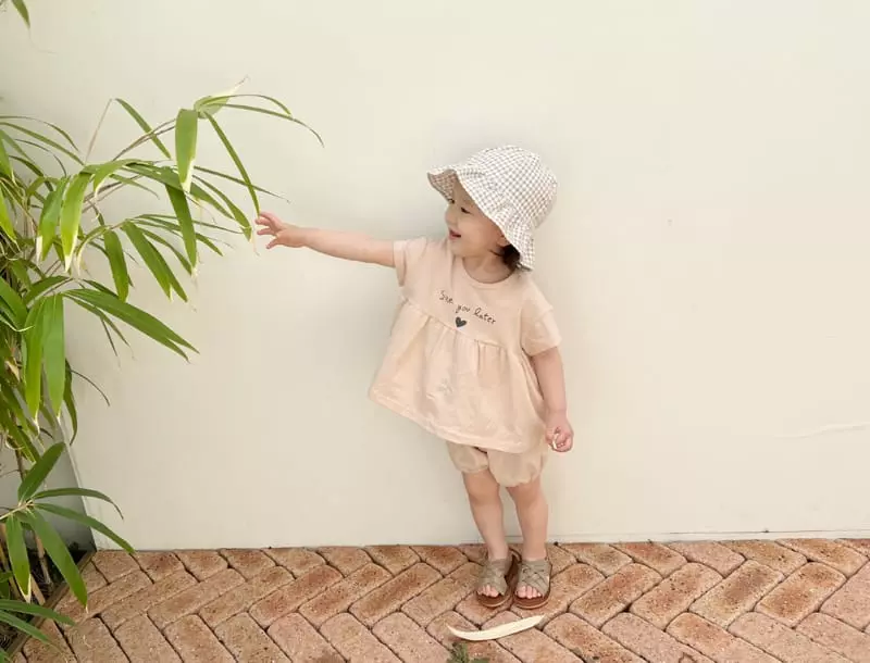 Bebe Nine - Korean Baby Fashion - #babyoninstagram - See U Top Bottom Set - 6