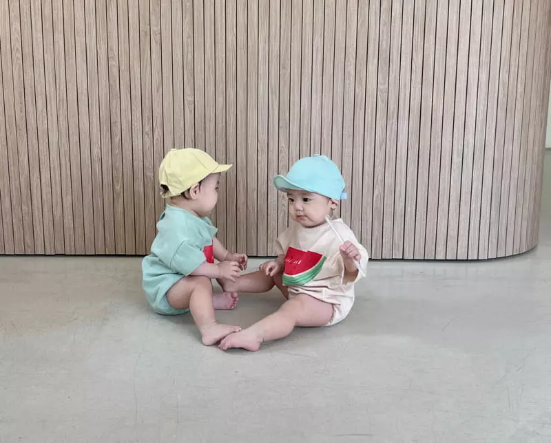 Bebe Nine - Korean Baby Fashion - #babyoninstagram - Watermelon Bodysuit - 5