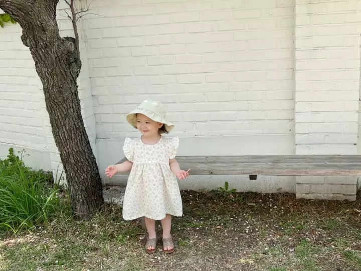 Bebe Nine - Korean Baby Fashion - #babyootd - Lovely One-piece Flower - 8