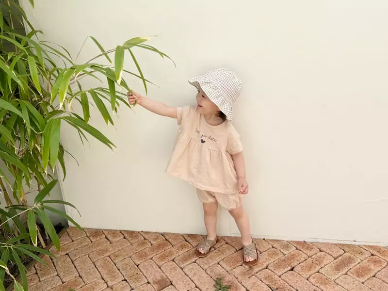 Bebe Nine - Korean Baby Fashion - #babyootd - See U Top Bottom Set - 7