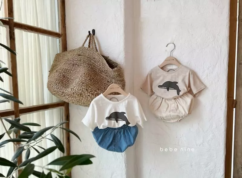 Bebe Nine - Korean Baby Fashion - #babyootd - Dolphin Bodysuit - 3
