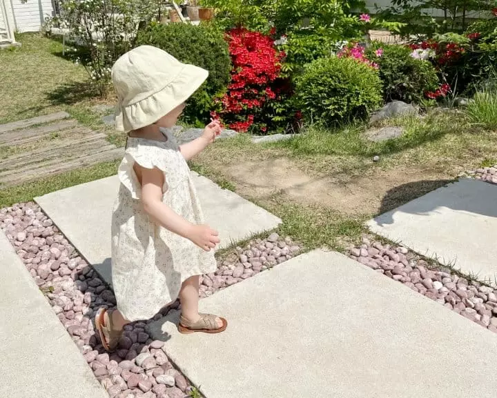 Bebe Nine - Korean Baby Fashion - #babyoutfit - Lovely One-piece Flower - 9