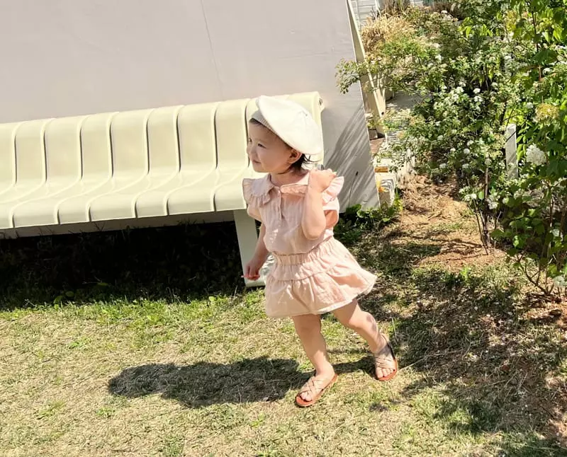 Bebe Nine - Korean Baby Fashion - #babyoutfit - Frill Cancan Top Bottom Set - 7