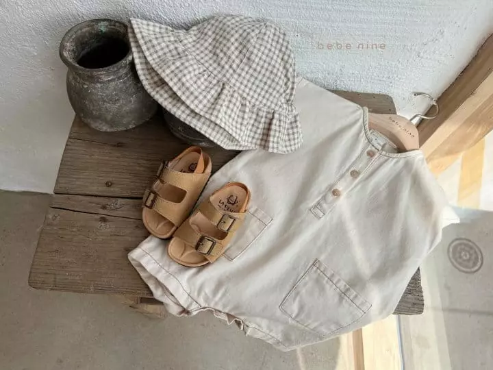 Bebe Nine - Korean Baby Fashion - #onlinebabyboutique - Amonde Bodysuit Ivory - 2