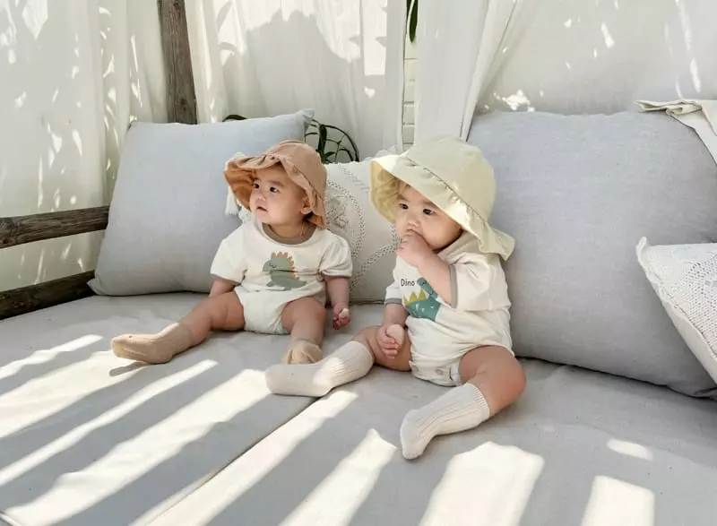 Bebe Nine - Korean Baby Fashion - #onlinebabyshop - Dino Bodysuit - 7
