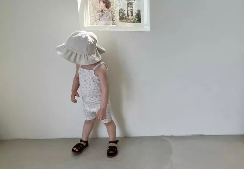 Bebe Nine - Korean Baby Fashion - #smilingbaby - Small Flower Top Bottom Set - 9