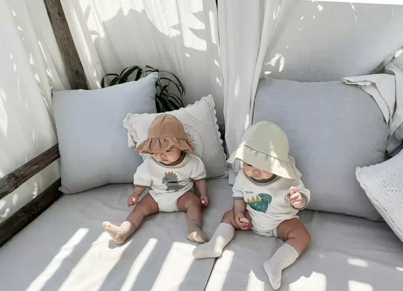 Bebe Nine - Korean Baby Fashion - #smilingbaby - Dino Bodysuit - 8