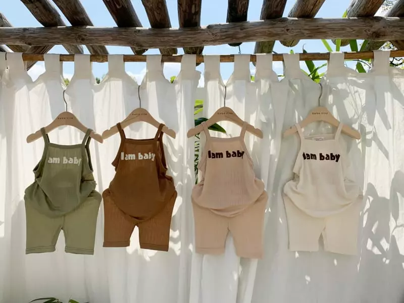 Bebe Nine - Korean Children Fashion - #Kfashion4kids - I Am Top Bottom Set - 11