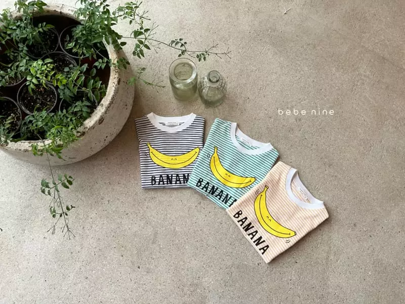Bebe Nine - Korean Children Fashion - #childofig - Banana Tee