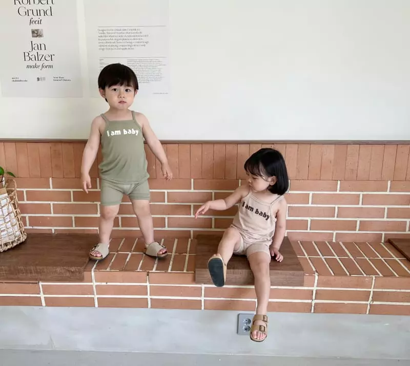 Bebe Nine - Korean Children Fashion - #designkidswear - I Am Top Bottom Set - 5
