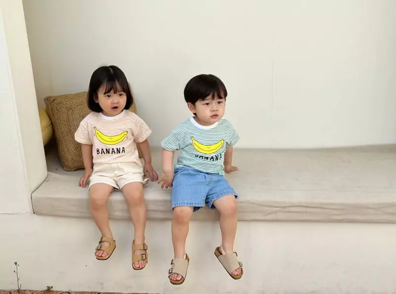 Bebe Nine - Korean Children Fashion - #fashionkids - Banana Tee - 5