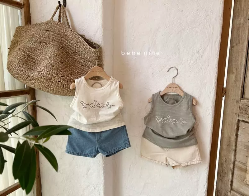 Bebe Nine - Korean Children Fashion - #kidsshorts - Jjorr Sleeveless - 9