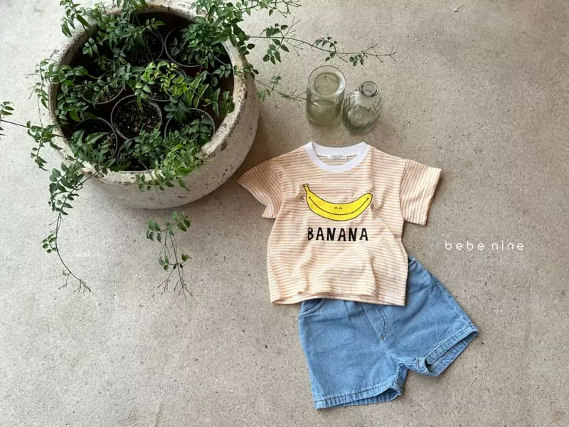 Bebe Nine - Korean Children Fashion - #kidzfashiontrend - Banana Tee - 8