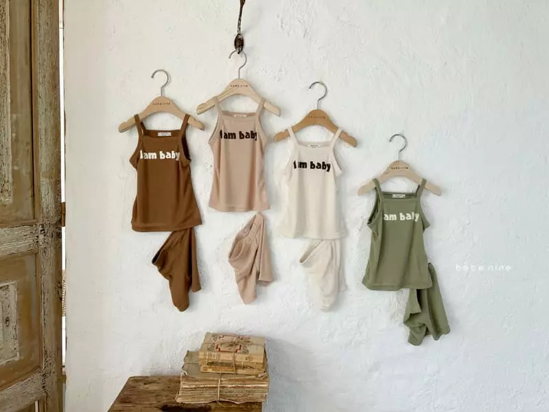 Bebe Nine - Korean Children Fashion - #littlefashionista - I Am Top Bottom Set - 12
