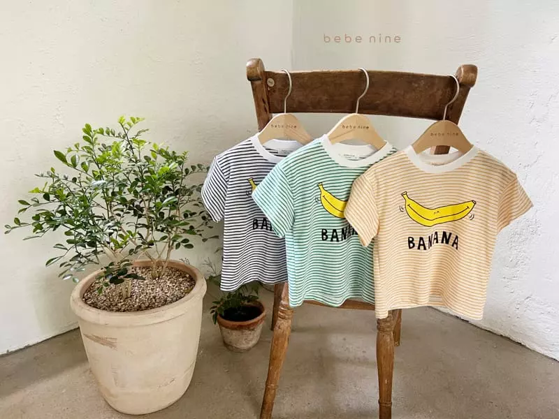 Bebe Nine - Korean Children Fashion - #littlefashionista - Banana Tee - 10
