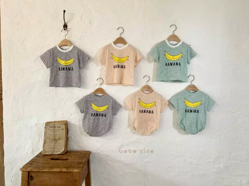 Bebe Nine - Korean Children Fashion - #magicofchildhood - Banana Tee - 11
