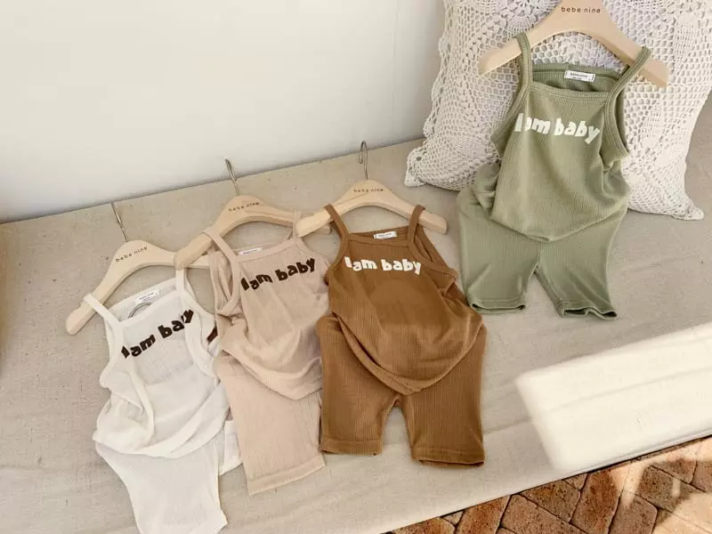 Bebe Nine - Korean Children Fashion - #prettylittlegirls - I Am Top Bottom Set