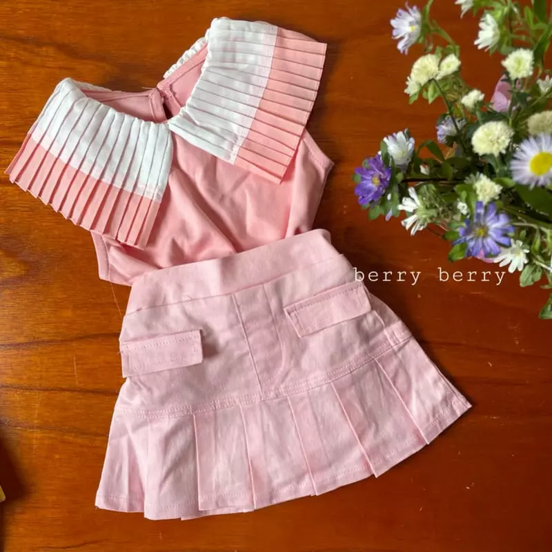 Berry Berry - Korean Children Fashion - #fashionkids - Flat Skirt - 3