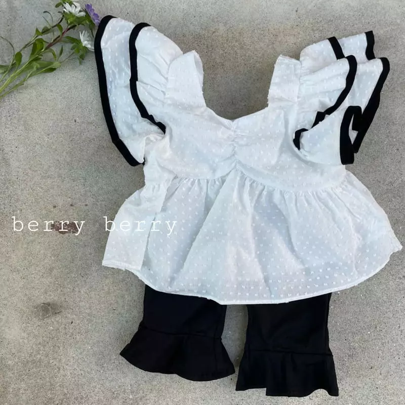 Berry Berry - Korean Children Fashion - #kidsstore - Frill Pants - 2